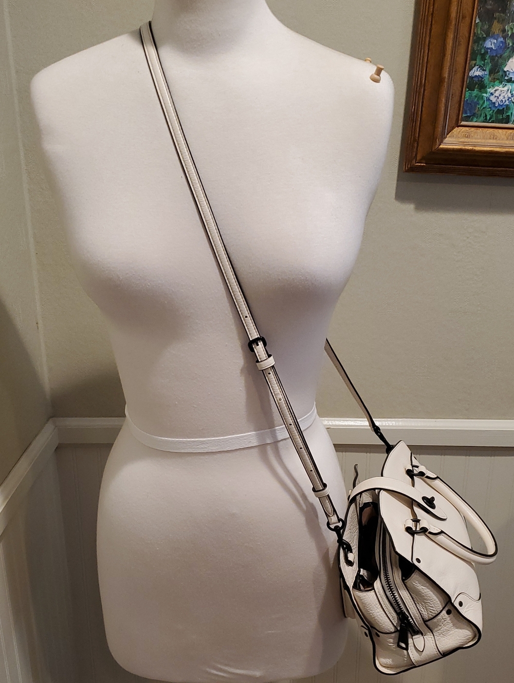 Coach Mini Mercer Bag Chalk White - Picture 7 of 16